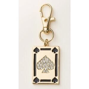 Kate Spade x Target, Limited Edition Playing Card Bag Charm/Keychain